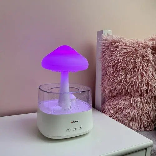 Umidificator de Camera si Lampa de Veghe, Functie de Ploaie - Cumpara24