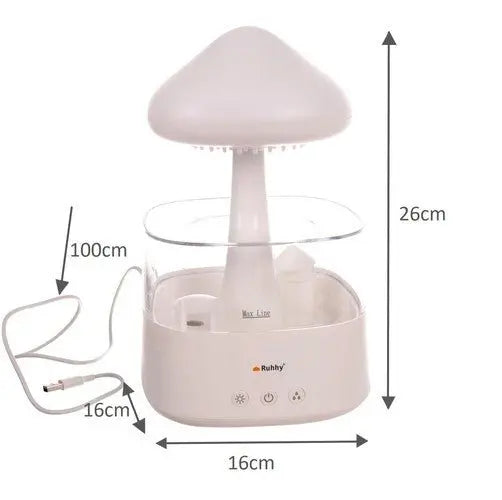 Umidificator de Camera si Lampa de Veghe, Functie de Ploaie - Cumpara24