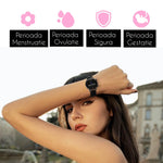 Ceas Smartwatch Dama,TechGS®, Ecran AMOLED HD 1.1 inch, Preluare Apeluri și Mesaje direct de pe Ceas, Monitorizare sănătate: Ritm cardiac/Tensiune arterială/Oxigen, Alarma, Asistent Vocal, IP68 - Cumpara24