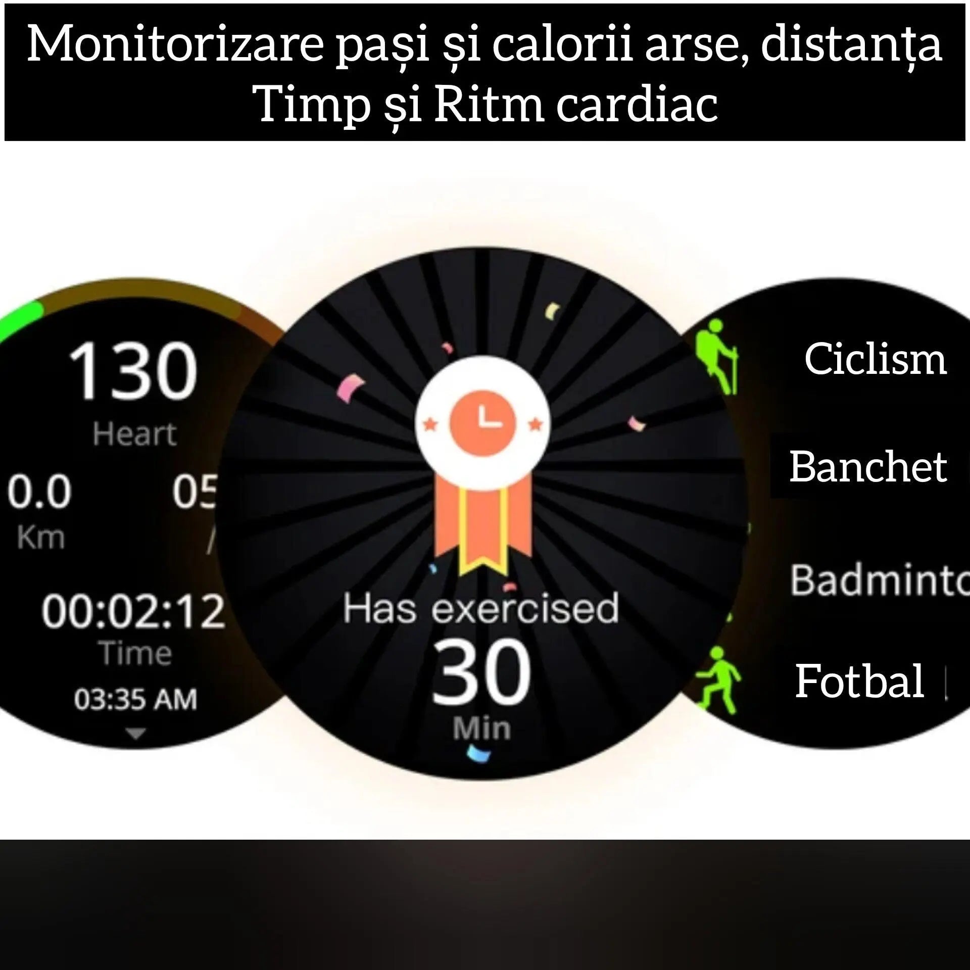 Ceas Smartwatch,TechGS®, UNISEX, Ecran AMOLED HD 1.43 inch, Preluare Apeluri/Mesaje Bluetooth, Monitorizare Sănătate/Multiple Moduri Sportive, Meniu în Limba Română - Cumpara24