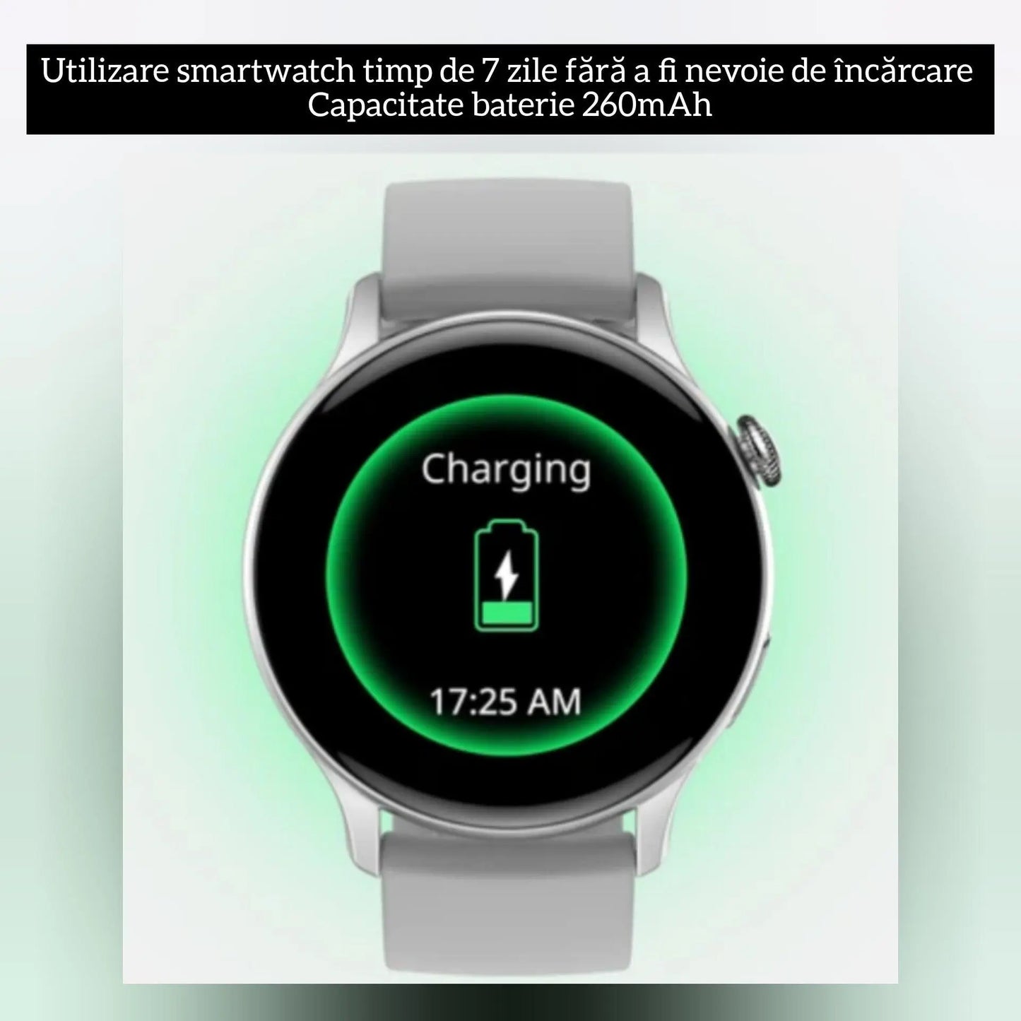 Ceas Smartwatch,TechGS®, UNISEX, Ecran AMOLED HD 1.43 inch, Preluare Apeluri/Mesaje Bluetooth, Monitorizare Sănătate/Multiple Moduri Sportive, Meniu în Limba Română - Cumpara24