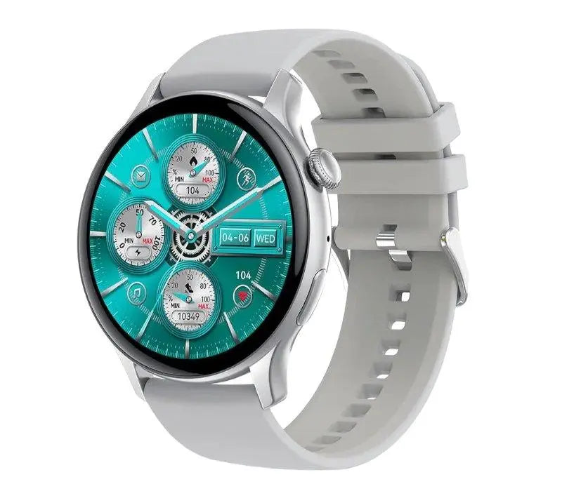 Ceas Smartwatch,TechGS®, UNISEX, Ecran AMOLED HD 1.43 inch, Preluare Apeluri/Mesaje Bluetooth, Monitorizare Sănătate/Multiple Moduri Sportive, Meniu în Limba Română - Cumpara24