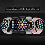 Ceas Smartwatch,TechGS®, UNISEX, Ecran AMOLED HD 1.43 inch, Preluare Apeluri/Mesaje Bluetooth, Monitorizare Sănătate/Multiple Moduri Sportive, Meniu în Limba Română - Cumpara24